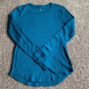Gap long sleeve waffle tee